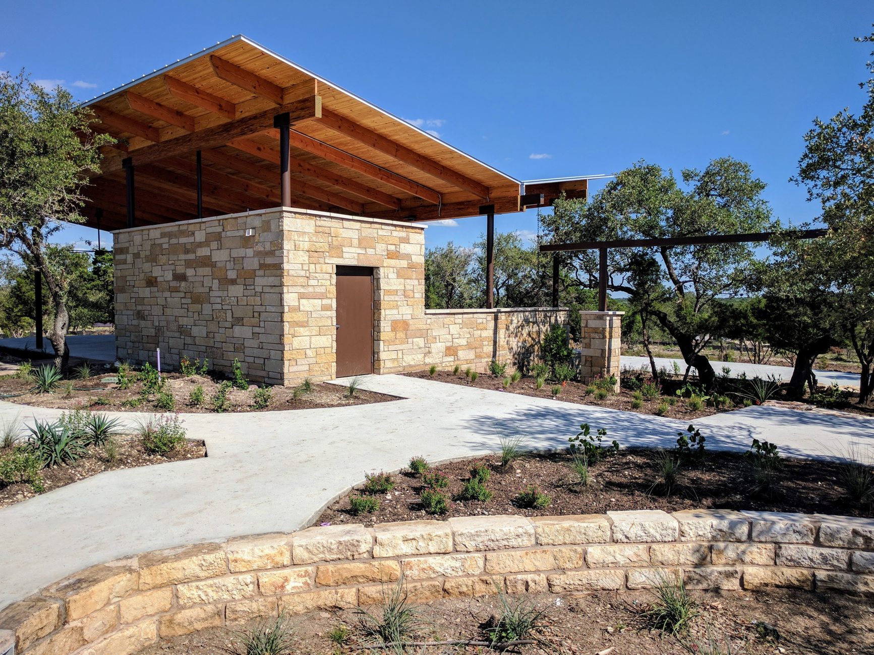 San Saba Park Pavilion project photograph